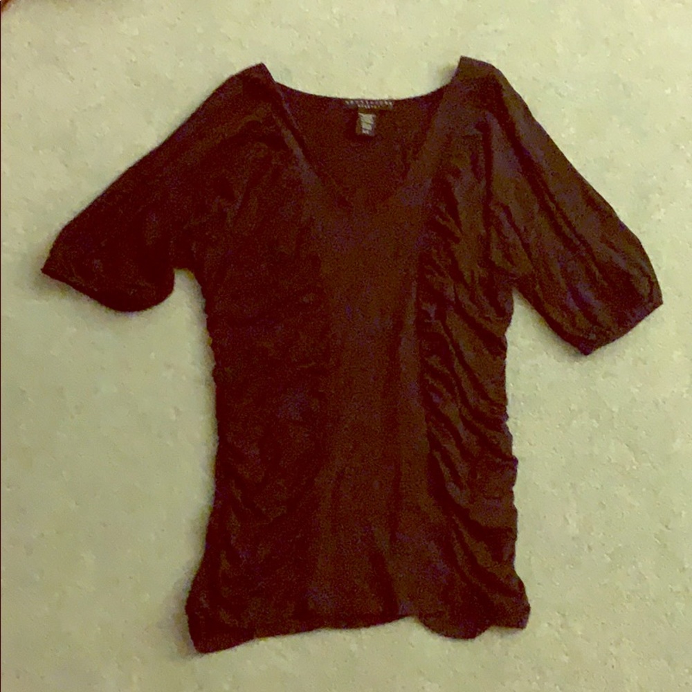 Apostrophe - black stretch top